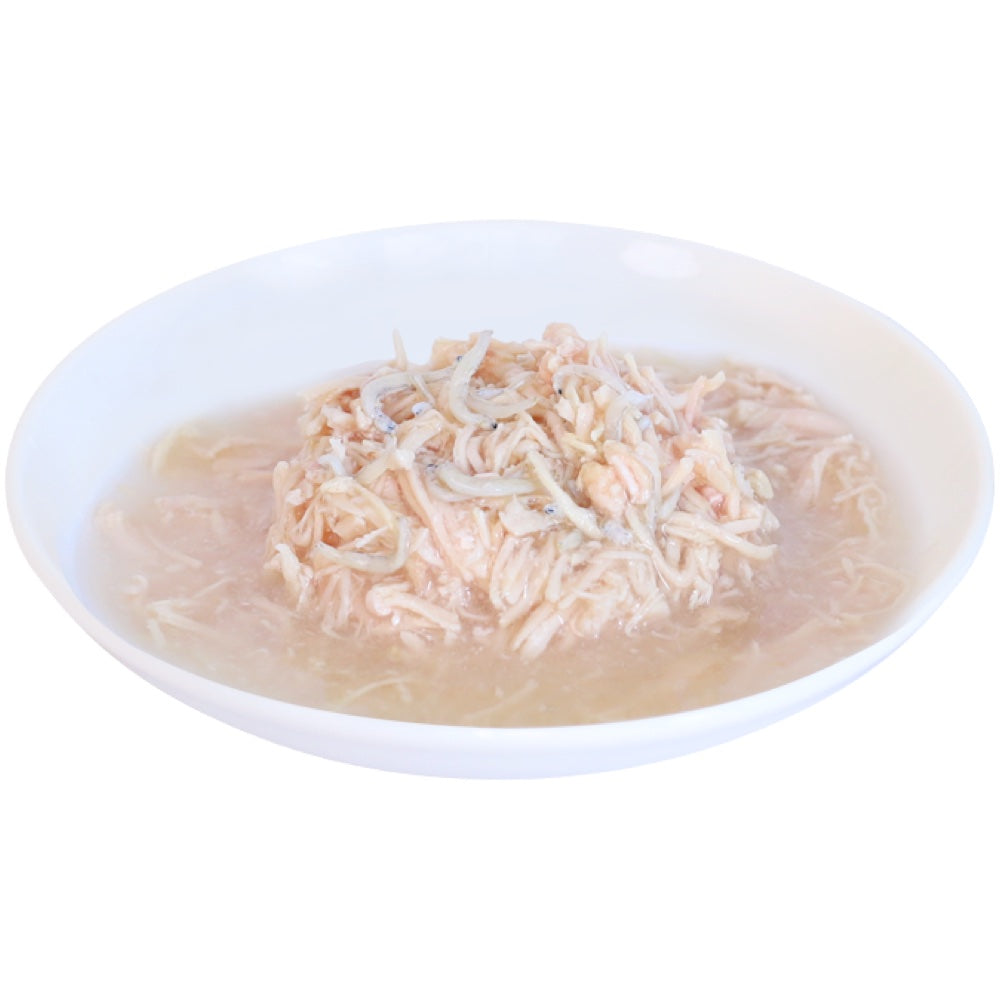 Absolute Holistic Shredded Chicken & Whitebait In Gravy Grain-Free Cat Canned Food 80g