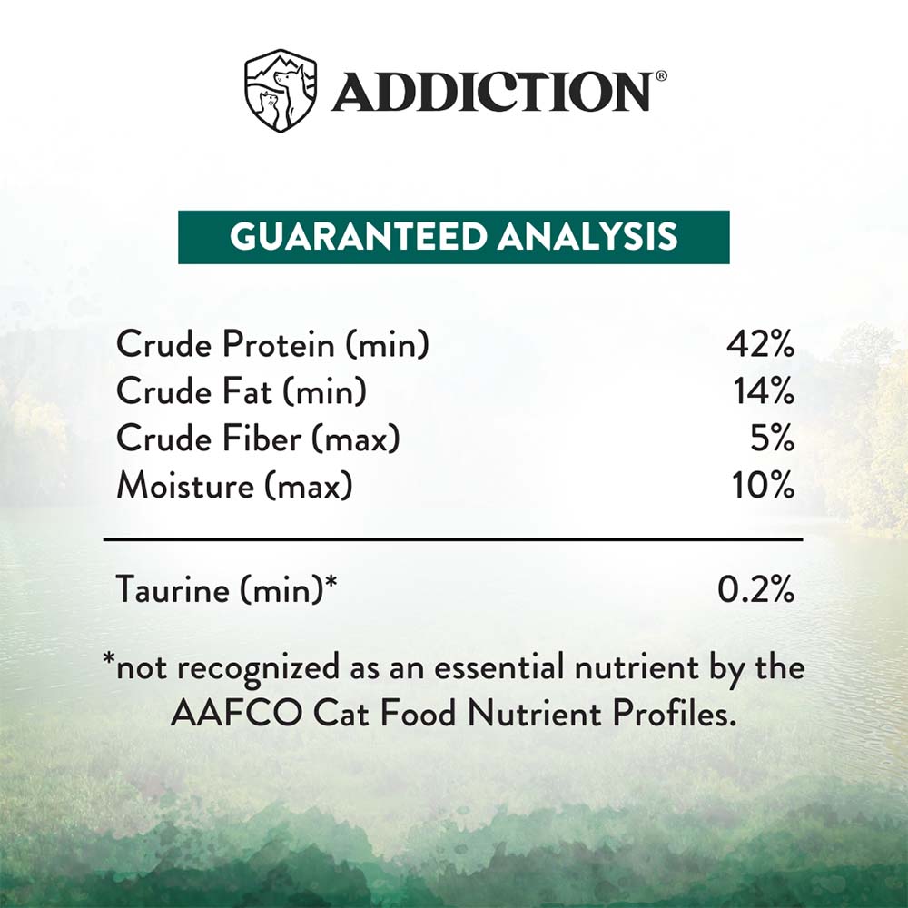 "15% OFF/FREE TREATS: Addiction Wild Islands Birds Chicken, Duck & Turkey Grain-Free Dry Cat Food"