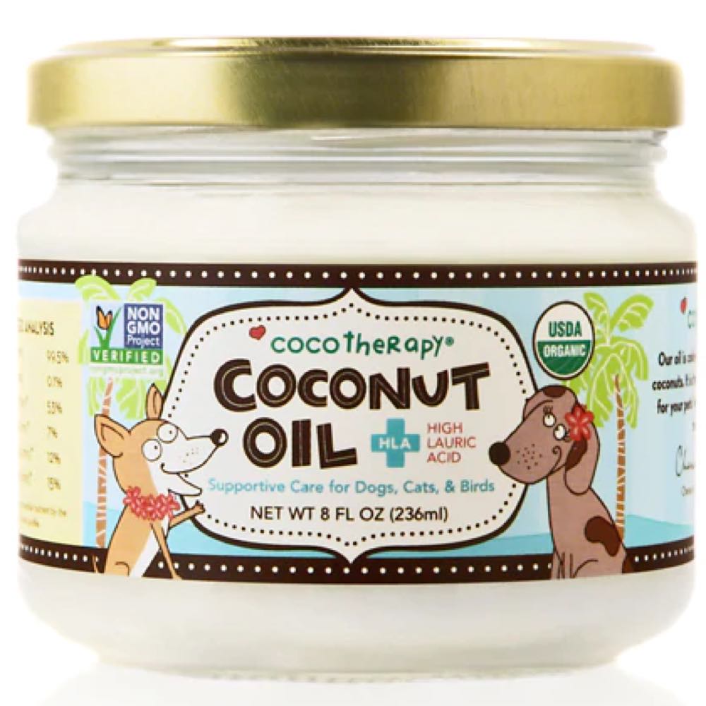 "CocoTherapy Organic Virgin Coconut Oil For Cats, Dogs & Birds (Jar)"