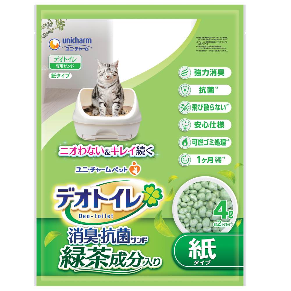 15% OFF: Unicharm Deo-Toilet Paper Pellet Refill 4L (Green Tea Scent)